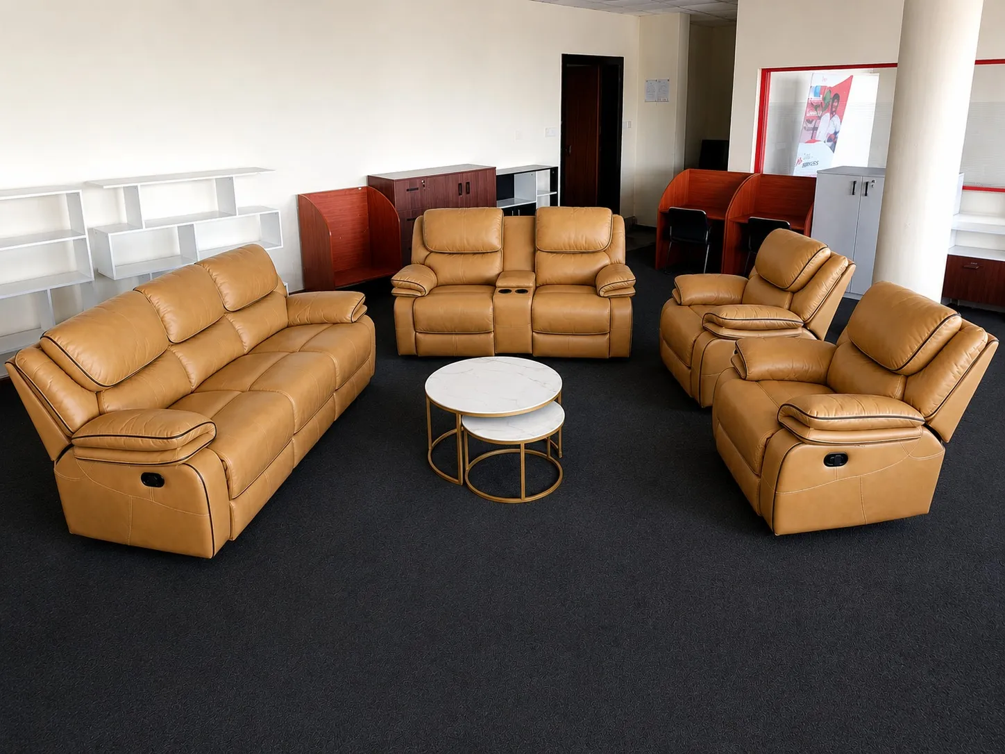 Recline Haven recliner sofa showroom slide 2