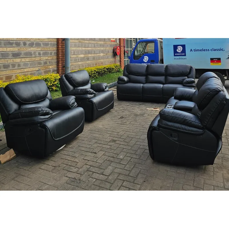 Black electric Recliner Sofa